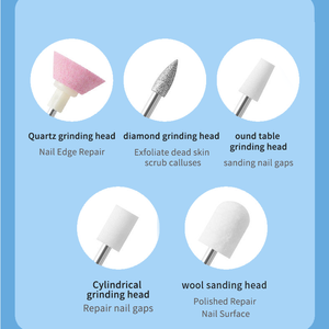 Kit de manucure et pédicure professionnel portable, lime à ongles sans fil, machine à manucure électrique 35000 RPM, perceuse à ongles électrique - Product Image 6