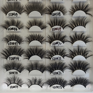Muting False Eye Lashes Mink Vendor 25Mm Eyelashes Private Label 25Mm 3D Mink Eyelash And Boxes - Product Image 5