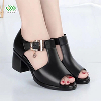 Scarpe casual estive moda nuovo design tacchi taglie forti sandali donna