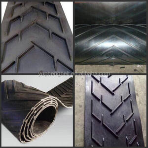 Kum Taşı Endüstrisi için Özelleştirilmiş Ultra Geniş V <span class=keywords><strong>U</strong></span> Y Şekilli Chevron Kauçuk Naylon Konveyör Bant - Product Image 4