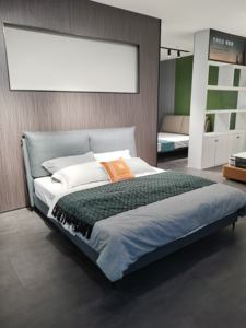 Metallic Single Steel <b>Bed</b> Frame for Modern Bedroom Furniture - Product Image 5