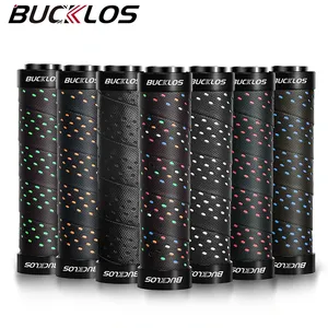 OEM/ODM BUCKLOS manubrio per bicicletta impugnature MTB Mountain Bike Soft Lock anello copertura manubrio spina spugna polsini da ciclismo antiscivolo