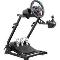 Volant et pédalier de course professionnels de luxe pour simulateur de course Logitech PS4