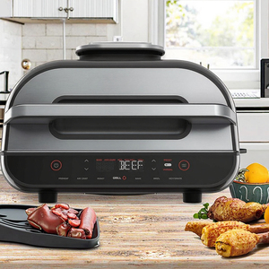 <span class=keywords><strong>Friteuse</strong></span> à air numérique multifonction 6-en-1 <span class=keywords><strong>sans</strong></span> fumée avec grille et support, 6L 8L - Product Image 1