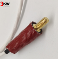 Sensor de temperatura de termopar de tres hilos de precisión personalizado PT100 y NTC para cafetera con diseño de tornillo