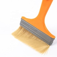 Outils de construction mur 2 "3" 4 "brosse à peinture vernis de nettoyage brosse métallique en nylon avec manche en plastique