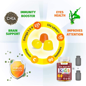 Usine OEM/ODM : Gommes Omega Puissantes pour le Cerveau, Huile de Poisson Omega 369+DHA, Soutien Immunitaire, Vitamines – Déconseillé aux Nouveaux-nés, Enfants et Adolescents - Product Image 6