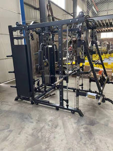 Multi Functional Smith Machine Bodybuilding Trainer Commercial <b>Squat</b> Rack Crossover Cable Machine - Product Image 6