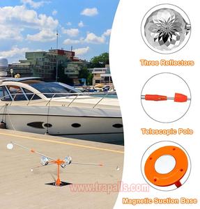 Buitendak Telescopische Paal Houd Duif Weg Vogel Spinnen Afschrikapparaat 360 ° Reflecterende Vogelafweerder - Product Image 4