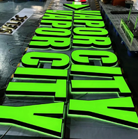 DakeSign Factory Wholesale Custom Villa Front Backlit LED House Number Sign Bluetooth WiFi IP65 Outdoor Commercial Signboard