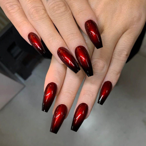 JP954 راقصة الباليه الاكريليك عصا كاذبة اضغط على الأظافر ليوبارد اللؤلؤ اضغط على الأظافر أظافر صناعية الفن - Product Image 6