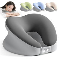 Oreillers cervicaux de bureau personnalisés avec logo, oreillers de voyage pour la tête et le cou, oreillers de sieste en mousse à mémoire de forme en forme de U pour le cou