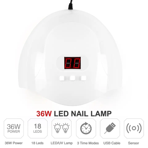 Bộ dụng cụ làm móng acrylic kèm đèn sấy, bộ dụng cụ làm móng tay chuyên nghiệp đầy đủ với bột acrylic, cọ, phụ kiện làm móng, bộ dụng cụ trang trí móng - Product Image 2