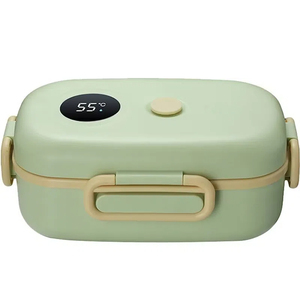 Hộp cơm giữ nhiệt thông minh, khuyến mãi nóng, dành cho người lớn và trẻ em, kèm bình giữ nhiệt, hiển thị nhiệt độ - Product Image 1