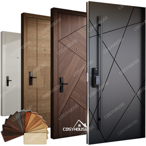 <span class=keywords><strong>Porte</strong></span> en bois, acier et <span class=keywords><strong>aluminium</strong></span> moderne pour l'intérieur et l'extérieur, pour chambres, maisons, villas, entrée principale, design d'entrée principale - Product Image 1