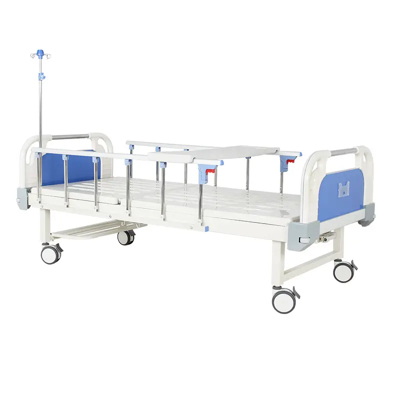 ダブルシェイクアルミガードレールミュートホイール注入ラックABSダイニングテーブルコンパウンドベッドサイド看護ベッド医療テーブル病院