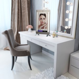 Espejo de <span class=keywords><strong>Maquillaje</strong></span> Inteligente MIRROH.AI con Pantalla Táctil LED de 21.5 Pulgadas, Diseño Moderno para Salón, Prueba <span class=keywords><strong>Virtual</strong></span> - Product Image 2