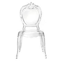 Chaises de banquet les plus vendues, mobilier d'hôtel, chaise de salle à manger en plastique transparent, chaise de mariage en acrylique, chaises de trône de palais pour événements