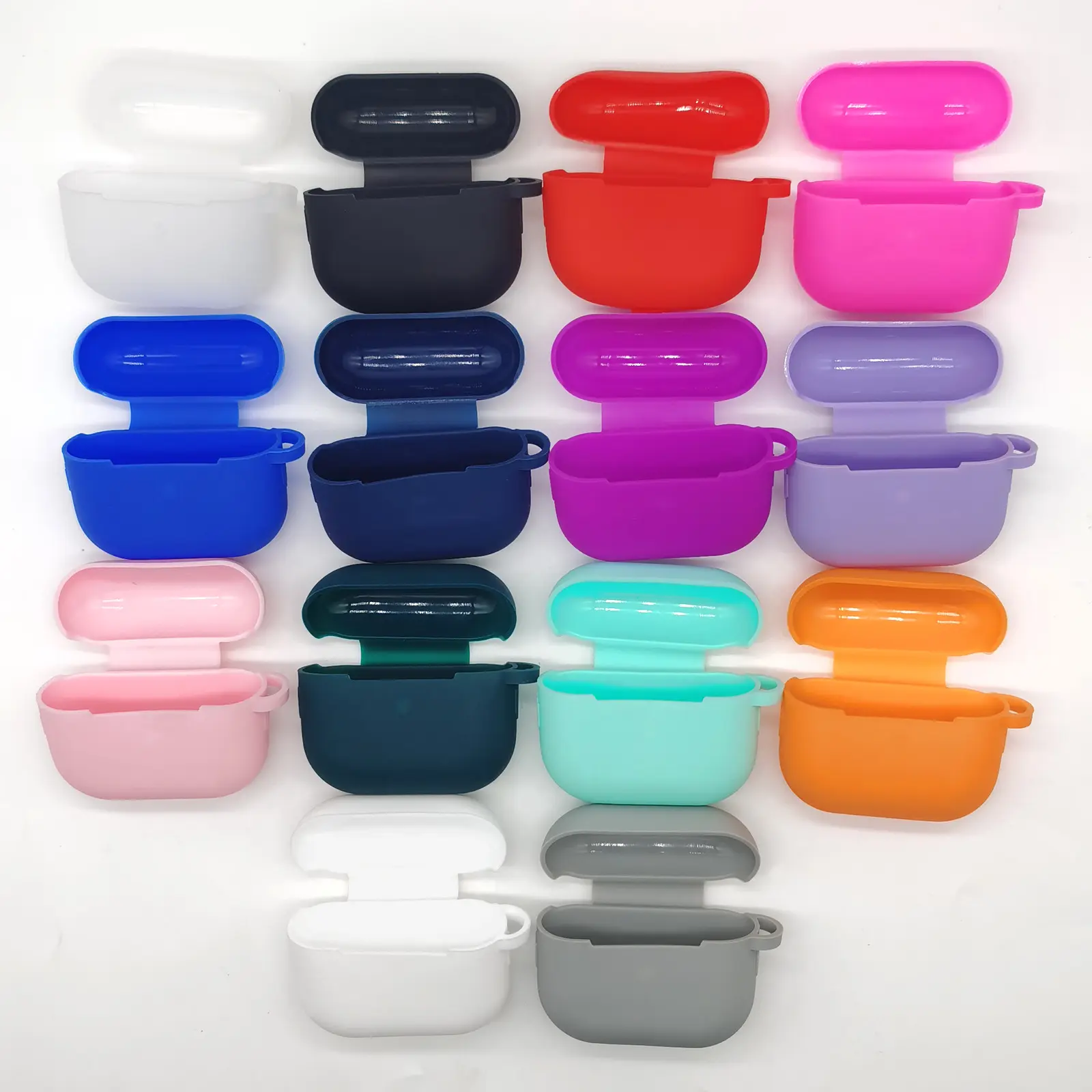 Casing silikon lembut untuk Apple Airpods Fundas silikon 1 2 3 casing sampul kulit untuk pemasok Airpods