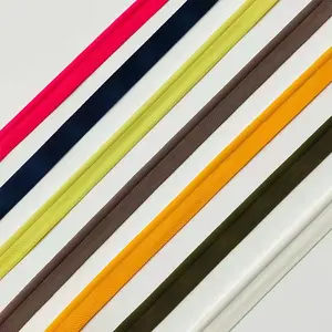 1Cm Dệt Lõi Rope Tape Đường Ống Dây Polyester Satin Vải Bện Gói Strip Đối Với Trang Chủ Dệt May