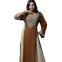 Robe Abaya élégante, légère et respirante pour femmes, nouveau style, vêtement musulman traditionnel, accessoire en polyester
