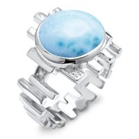 Fabricant professionnel OEM d'alliances en argent sterling et larimar pour marques exportatrices, designs personnalisés, classiques, certifiés GAC