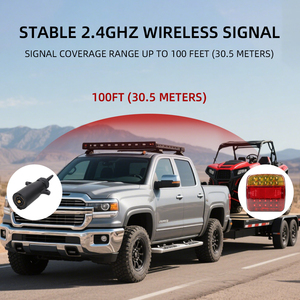 Bộ đèn hậu <span class=keywords><strong>LED</strong></span> không dây từ tính đa năng cho xe kéo, đèn hậu <span class=keywords><strong>LED</strong></span> chống nước cho xe tải, đèn cảnh báo kéo xe - Product Image 4