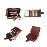 Bearing dompet desainer mewah untuk pria, dompet pendek bergaya Vintage dengan kancing batu, merek diskon besar, dompet mewah untuk pria