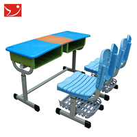 Bureau d'étudiant et chaise, fournitures scolaires recommandées, peu coûteuses, adaptées à de nombreuses occasions, prix de gros d'usine