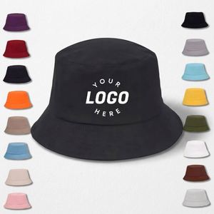Oem 100% Cotton Bucket Custom Logo Unisex Fisherman Wholesale Outdoor Sun <b>Hat</b> <b>for</b> Promotion Giveaways Events - Product Image 1