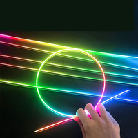 Symphonys 64 couleurs éclairage d'ambiance de voiture bande acrylique RGB symphonie intérieur de voiture flux ambiant chassant la lumière pour Honda CRV