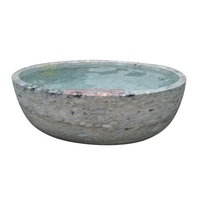 Bak Mandi Batu Marmer Putih Ukiran Tangan Bentuk Kerang Desain Harga Terjangkau Bathtub Permukaan Padat untuk Hotel dan Vila Luar Ruangan