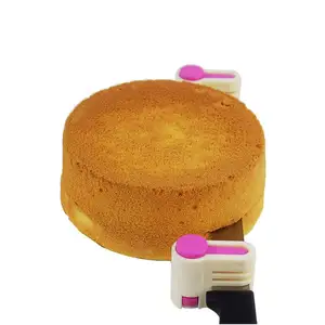 Lixsun Cake Decorating Pastry Durable 5 Layers DIY Cake Bread Adjustable Cutter Fixator Guide Leveler Slicer Tools