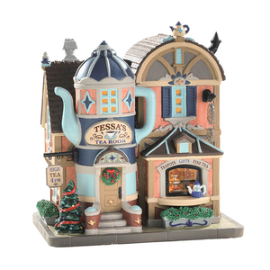 Simulazione casa di natale famosi occidentale ornamenti in resina architettonica con luci a LED decorazione regali di natale all'ingrosso - Product Image 4