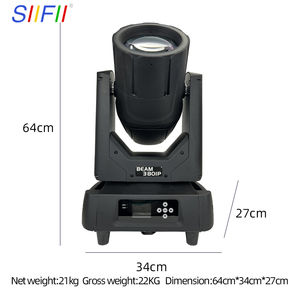 Barra de Luz LED Móvil para Exteriores IP65 de 380W, Resistente al Agua, Color Blanco, para Bodas, Fiestas, Eventos, Iglesias - Product Image 2