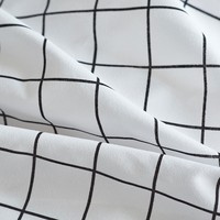 Parure de lit trois pièces en textile de maison pour le commerce transfrontalier, housse de couette imprimée brossée, linge de lit synthétique pastoral