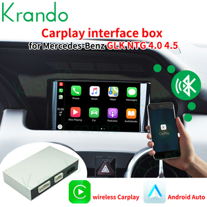 Boîtier d'interface CarPlay Krando pour <span class=keywords><strong>Mercedes</strong></span> Benz GLK 2012-2018 NTG 4.0 4.5, Android <span class=keywords><strong>Auto</strong></span> Radio BT, décodage, fourniture d'usine - Product Image 2