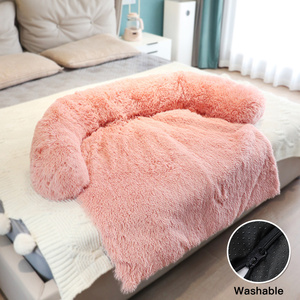 Cama Redonda para Perro de 40 cm, Ecológica, de Piel Sintética con Relleno de Algodón, Cálida, Afelpada, en Forma de Donut, Lavable, para Todas las Estaciones, con Diseño Sólido - Product Image 4