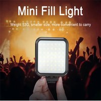 AY-49 Ensemble de bâtons de selfie professionnels avec microphone et lumière AY-49 Kit de fabrication vidéo Caméra