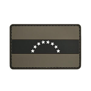 Patch en caoutchouc PVC tactique 3D avec crochet, drapeau du Venezuela, en stock - Product Image 1