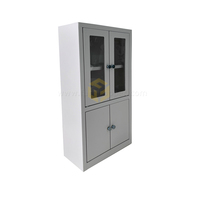 Armoire à cadeaux en métal pour enfants Petite armoire de rangement en acier pour bébé poupée jouet vêtements