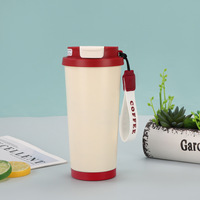 Bouteille isotherme en acier inoxydable 316 pour femme, haut de gamme, avec paille, pour café froid, personnalisable, avec coffret cadeau