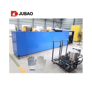 Máy làm găng tay chấm nhựa PVC hiệu suất cao JUBAO với điều khiển PLC + màn hình cảm ứng, công suất 16 đôi/giờ - Product Image 4