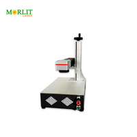 Machine de marquage laser à fibre Sino-Galvo 20W 30W 50W, compatible DXF/PLT/AI, mini CNC portable avec refroidissement par eau