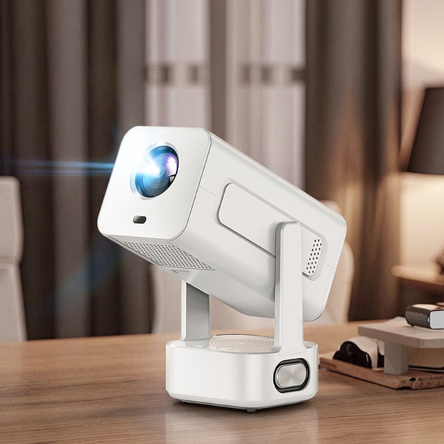 Support 4K Mini LED Interactive Projector Education Game Home Theater Smart Touching C360 1080P Dual-Band WiFi Portable Built-in