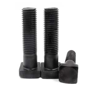 M4 M8 M16 <strong>M24</strong> Carbon Steel Material Grade 4.8 8.8 10.9 12.9 Black Oxide Square Head <strong>Bolt</strong> GB/T8 - Product Image 3