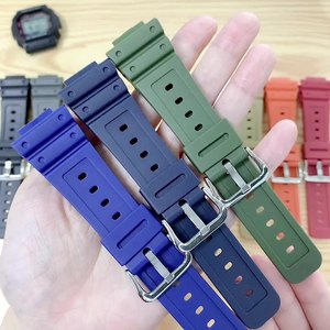 Correa de silicona de 16mm para DW6900 DW5600/<span class=keywords><strong>5610</strong></span> GW6900 DW9052/5600 correa de reloj de goma impermeable deporte hombres mujeres pulsera - Product Image 6