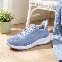 Chaussures de sport personnalisées pour hommes et femmes, printemps-automne, respirantes, en maille, souples, confortables, légères, décontractées
