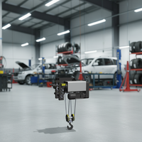 Palans électriques à câble métallique de 10 tonnes, nouvelle conception de haute technologie, style européen, pour entrepôts à faible hauteur de plafond