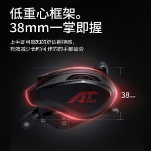 Carrete de Pesca Poolblade, 149g, Ligero, Cuerpo de PA66, para Mano Izquierda o Derecha, Rueda en Forma de Gota de Agua - Product Image 4